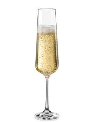 Bohemia Strix Champagne Glass Set, 6 x 200 mL - Image 2