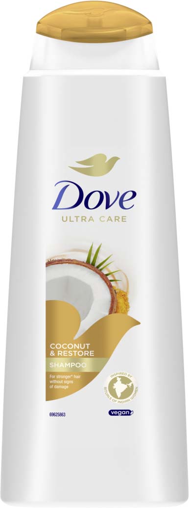 Dove Restoring Turmeric & Coconut Oil Shampoo, 400 mL