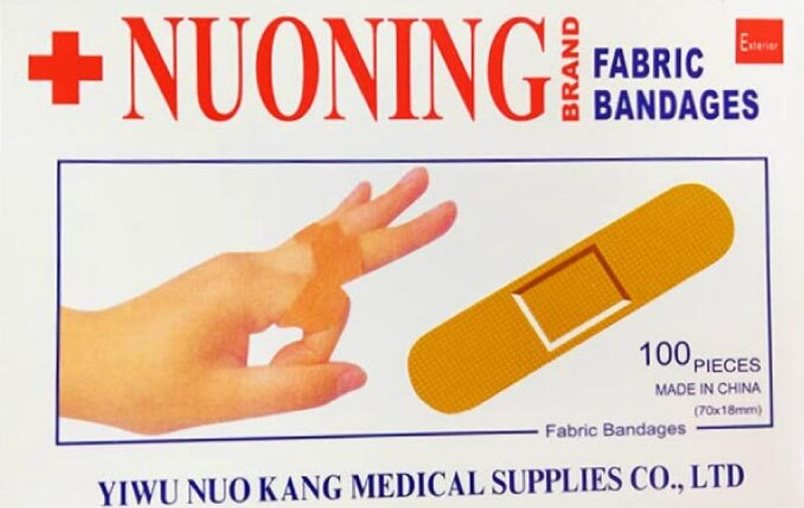 Nuoning Medical Adhesive Bandages, 100 pcs (Price per 1 pc)