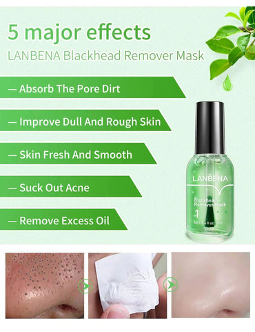 Lanbena Blackhead Remover Mask N1 Blackhead Mask Serum, 17 mL - Image 2