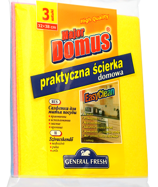 General Fresh Viscose Cleaning Cloths, 3 pcs