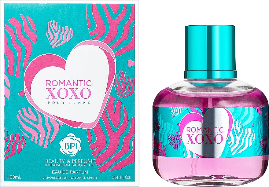 MB Parfums Romantic Xoxo Women's Eau de Toilette, 100 mL