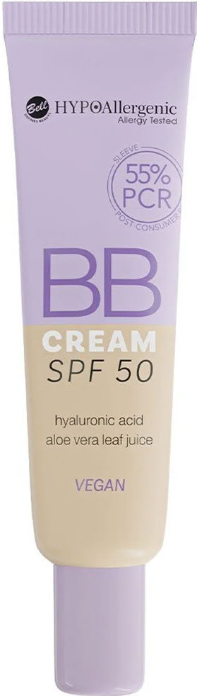 Bell Hypoallergenic BB Foundation Cream 01 Nude SPF 50, 30 g