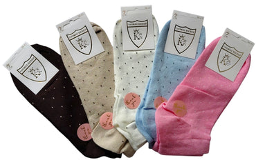 L Thomas Bieber Women's Short Socks, Size 36-41, Assorted - Image 2