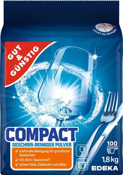 Gut & Günstig Compact Dishwasher Powder, 1.8 kg
