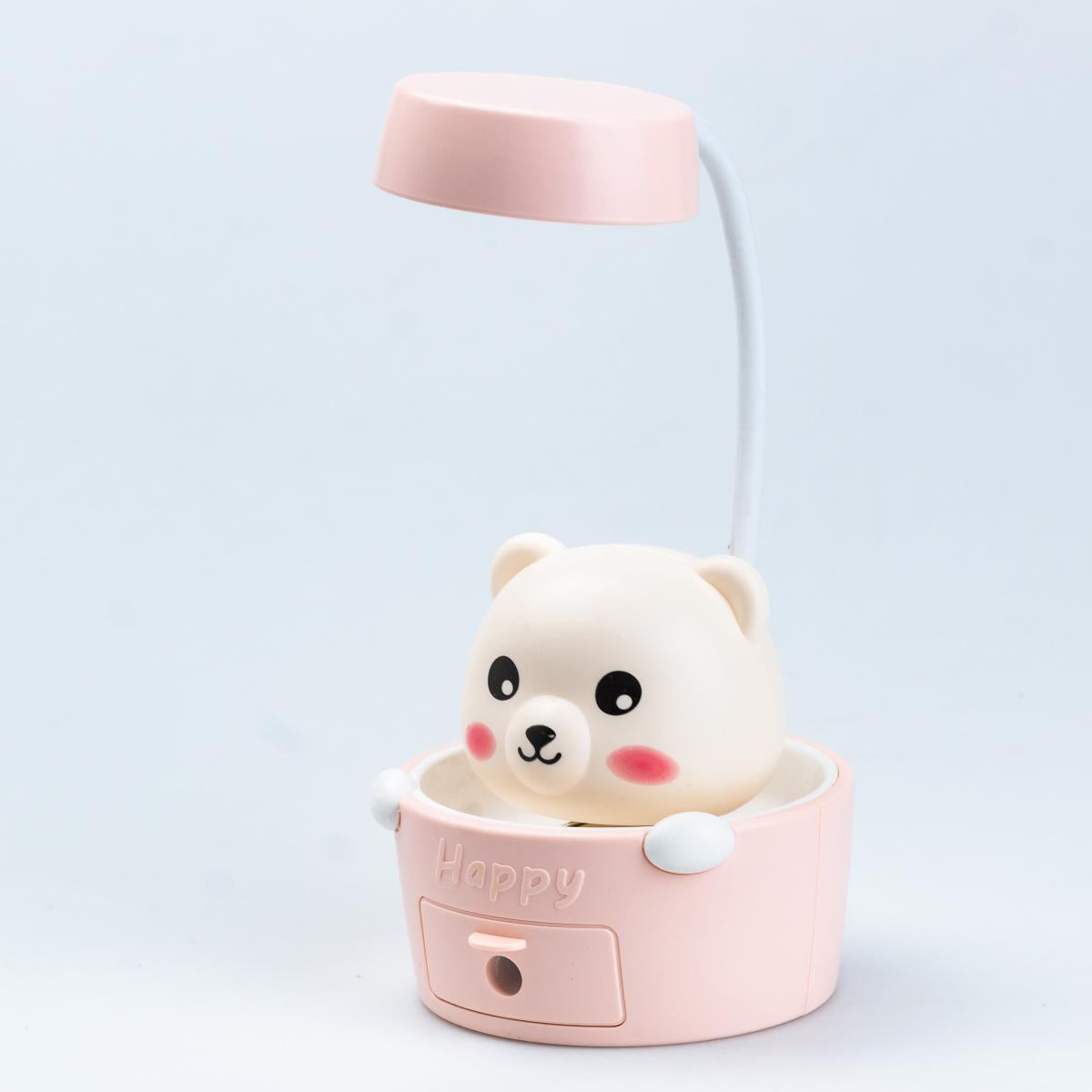Gute Pets HP12268P Pink Kids' Desk Lamp with Pencil Sharpener - Image 2