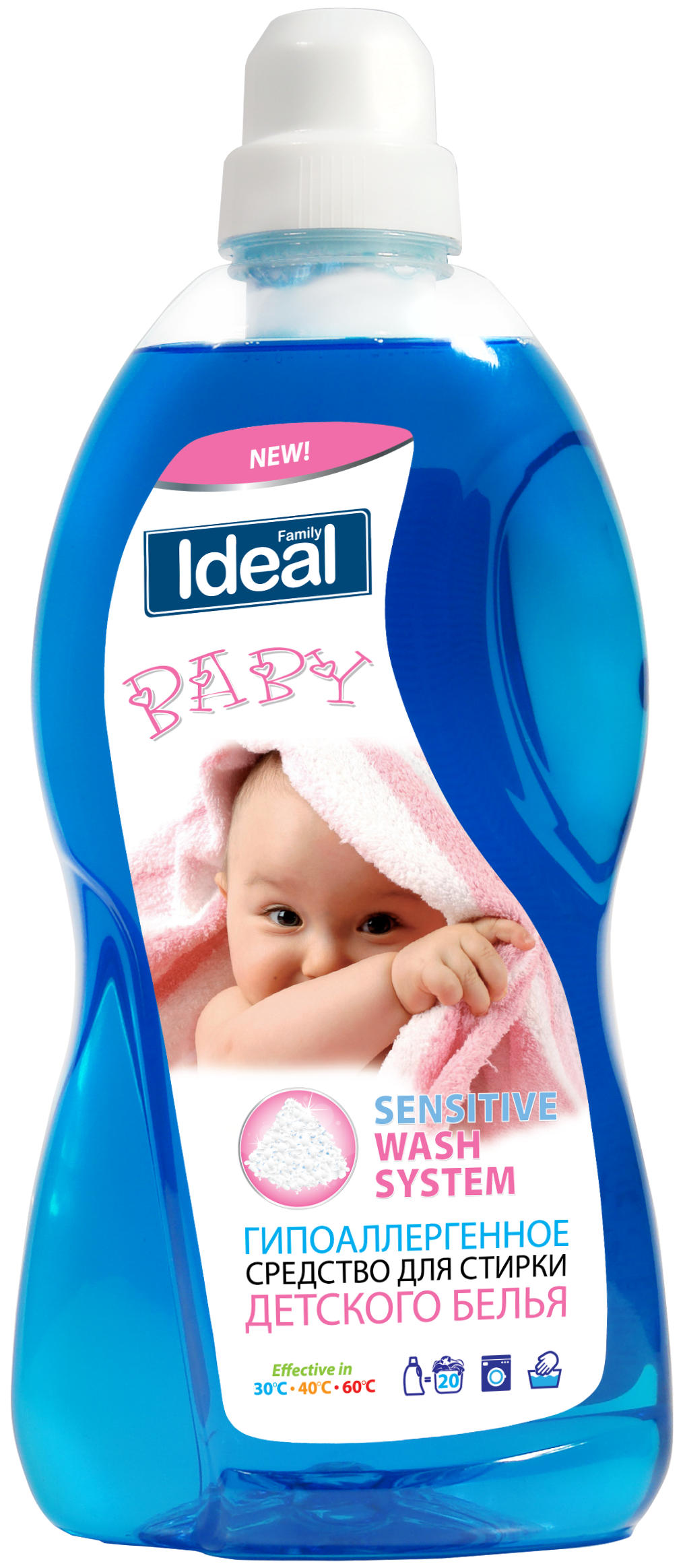 Family Ideal Baby Universal Laundry Detergent, 1 L