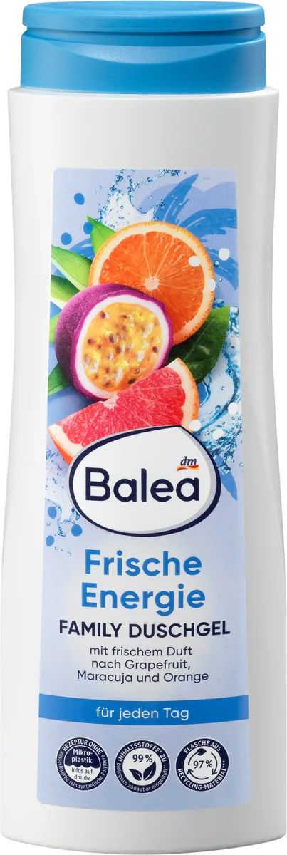 Balea Family Fresh Energy Shower Gel, 500 mL