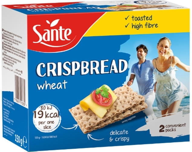 Sante Wheat Crispbread, 150 g
