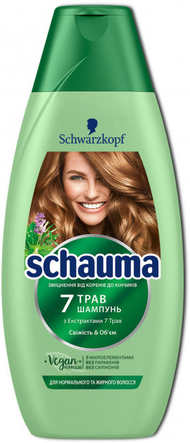 Schauma 7 Herbs Shampoo, 400 mL