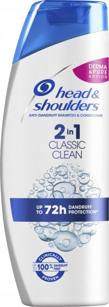 Head & Shoulders 2-in-1 Classic Clean Shampoo, 360 mL
