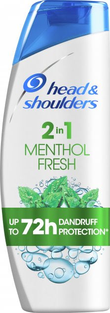Head & Shoulders 2-in-1 Menthol Freshness Shampoo, 360 mL