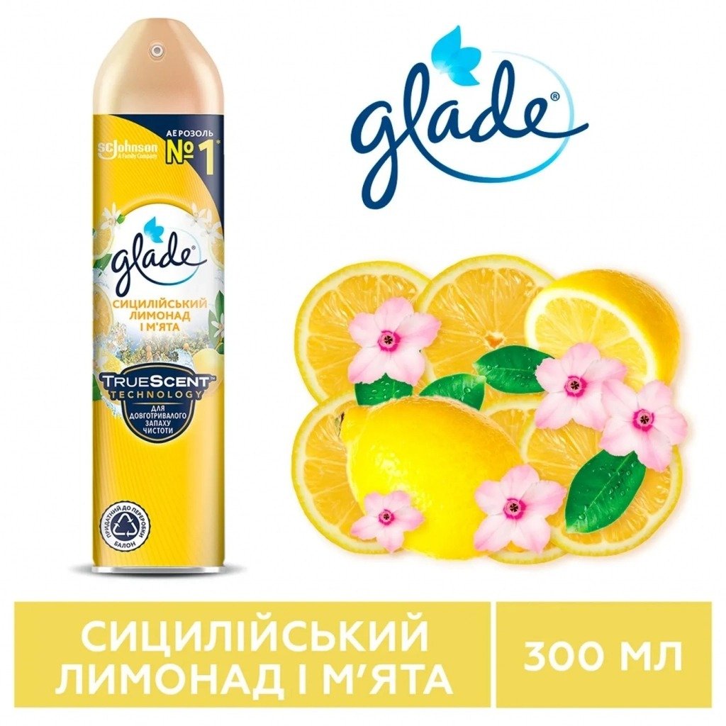 Glade Sicilian Lemonade & Mint Air Freshener, 300 mL - Image 3