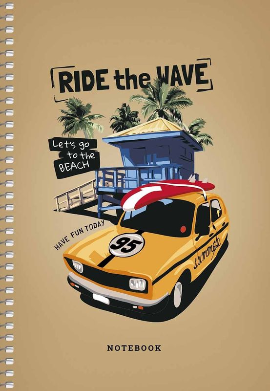 Shkolyaryk A5-SC-096-6102K A5 Spiral Grid Notebook, 96 Sheets - Image 2