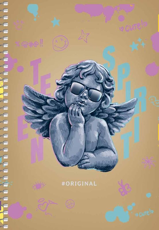 Shkolyaryk A5-SC-096-6102K A5 Spiral Grid Notebook, 96 Sheets - Image 3