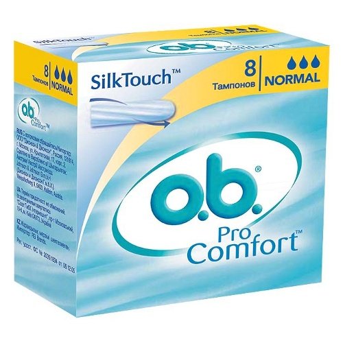 o.b. ProComfort Normal Tampons, 8 pcs