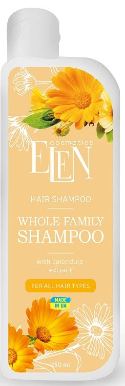 Elen Family Shampoo with Calendula Extract, 250 mL