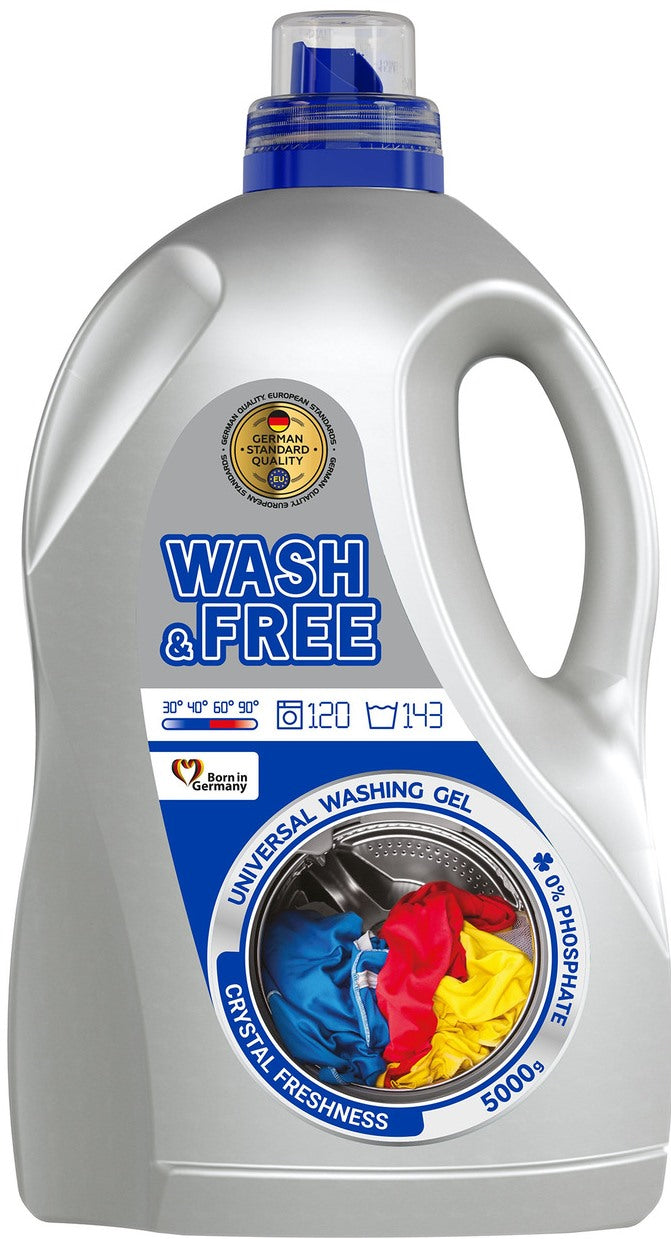 Liquid laundry detergent Wash & Free Universal 5000 g
