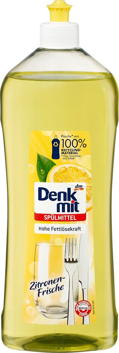 Denkmit Lemon Fresh Dish Soap, 1 L