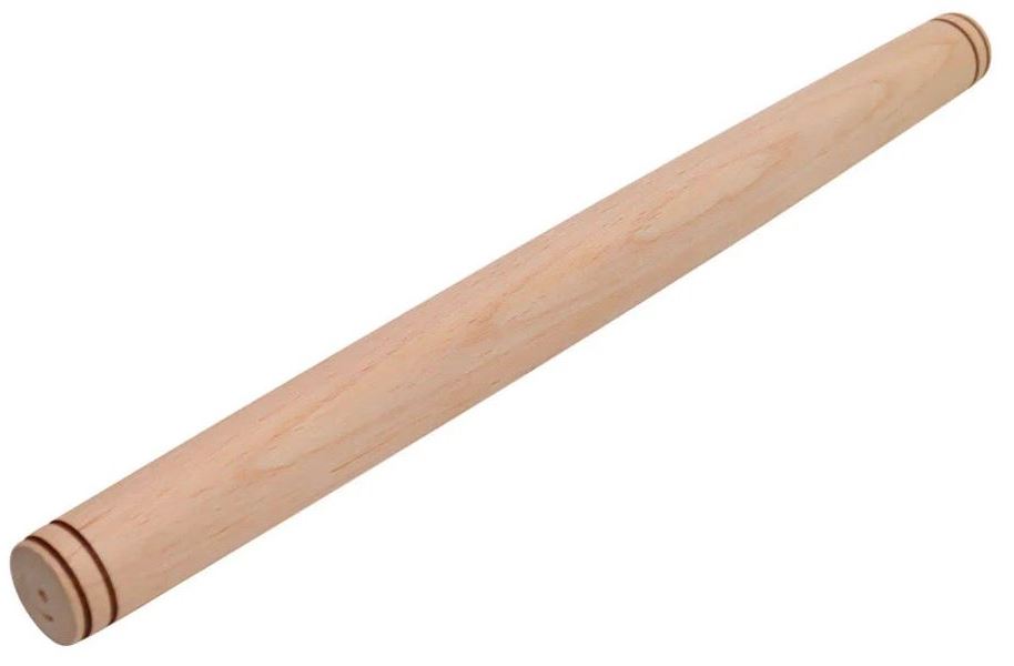 Handleless Wooden Rolling Pin, 41.5 x 3 cm