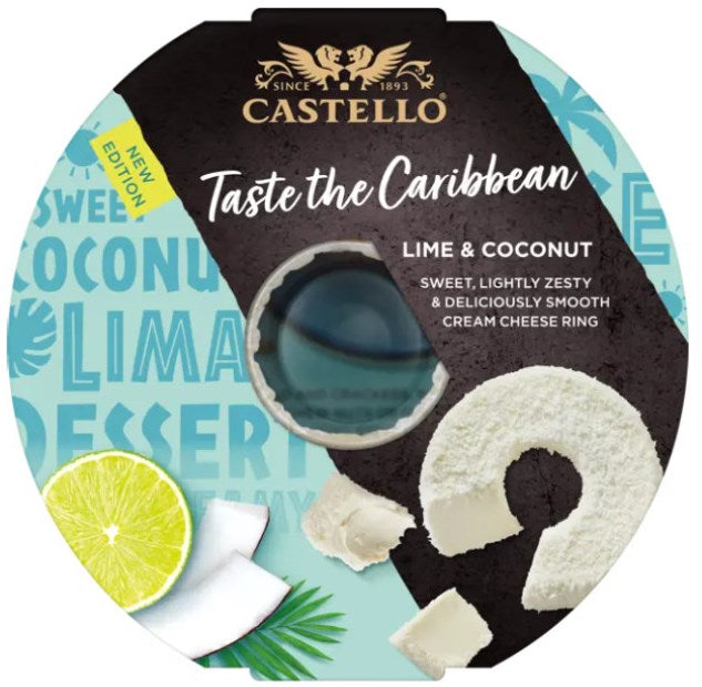 Castello Lime & Coconut Cream Cheese, 125 g