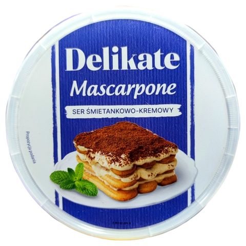 Delikate Mascarpone Cream Cheese, 250 g