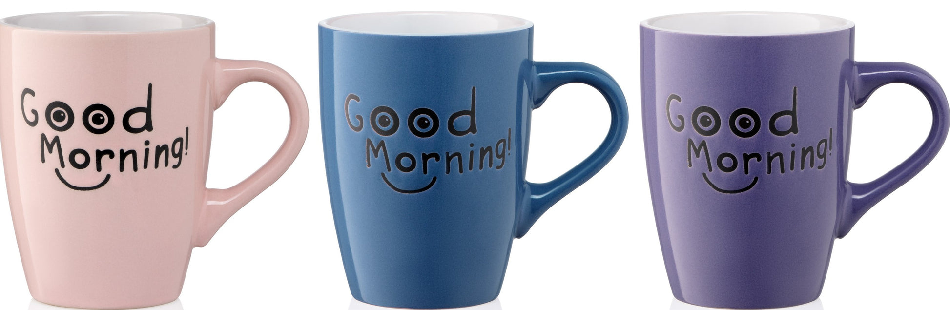 Ardesto Good Morning AR3468 Ceramic Mug, Assorted Designs, 330 mL