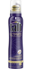 Taft ultimate - Mega Hold Hair Mousse, 150 mL