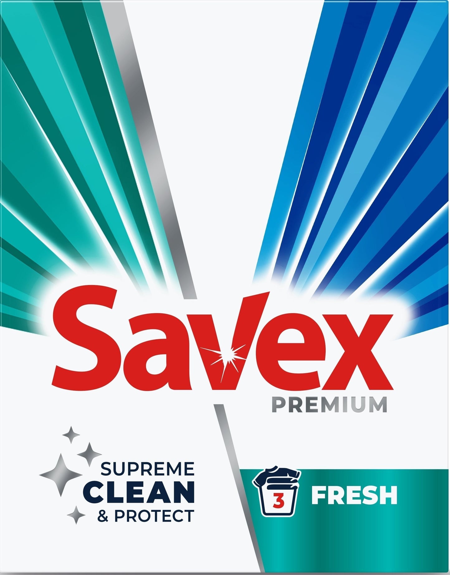 Savex Premium 2-in-1 Fresh Hand-Wash Laundry Detergent Powder, 400 g