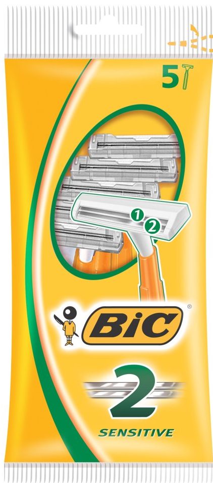 BIC Twin-Blade Razors, 5 pcs