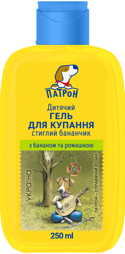 Pes Patron Ripe Banana Kids Bath Gel, 250 mL