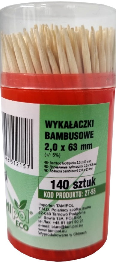 Tamipol Eco Toothpicks, 140 pcs