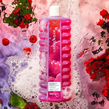 Avon Senses Raspberry Delight Bubble Bath, 500 mL - Image 2