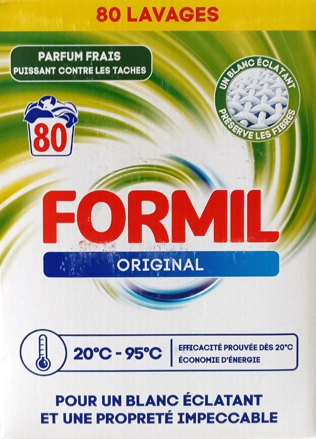 Formil Original Laundry Detergent Powder, 80 Loads, 5.2 kg