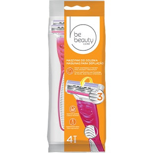 Be Beauty Women's Triple-Blade Razors, 4 pcs