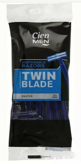 Cien 2-Blade Men's Razors, 12 pcs