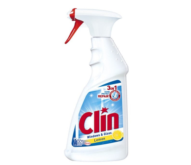 Clin Lemon Spray Glass Cleaner, 500 mL