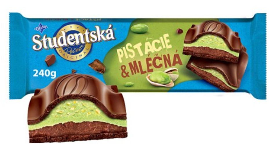 Studentska Pistachio & Milk Chocolate, 240 g - Image 2