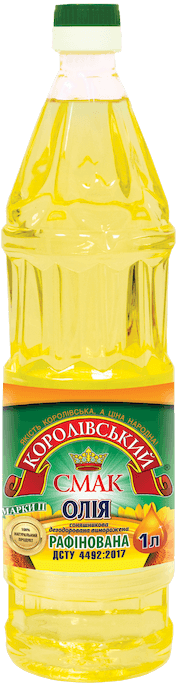 Korolivskyi Smak Refined Sunflower Oil, 1 L