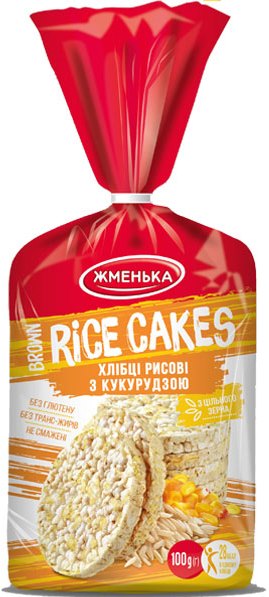 Zhmenka Rice Cakes with Corn, 100 g