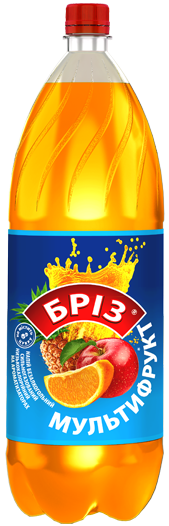 Briz Multifruit Soft Drink, 2 L