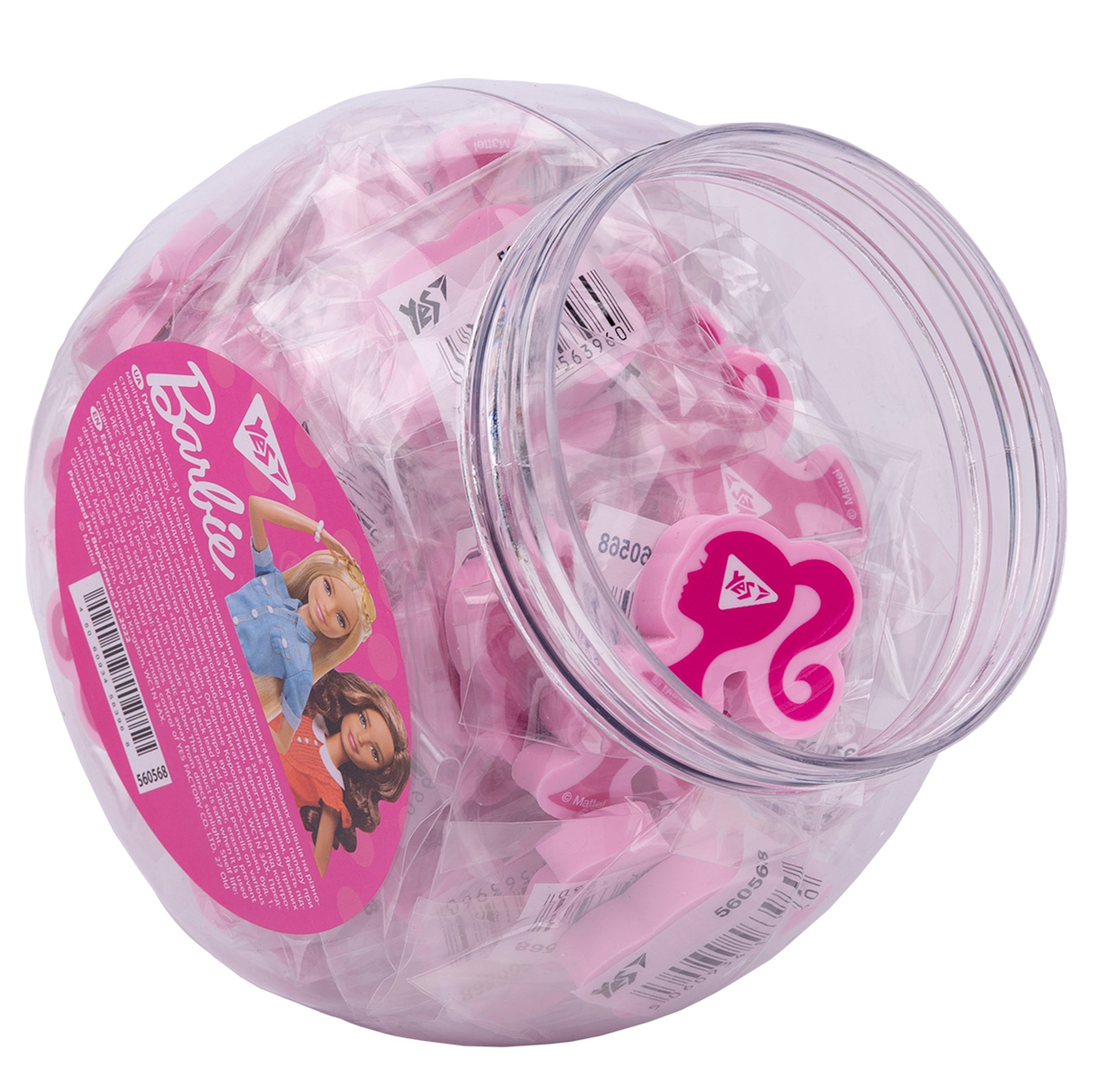 YES Barbie 560568 Shaped Eraser - Image 2