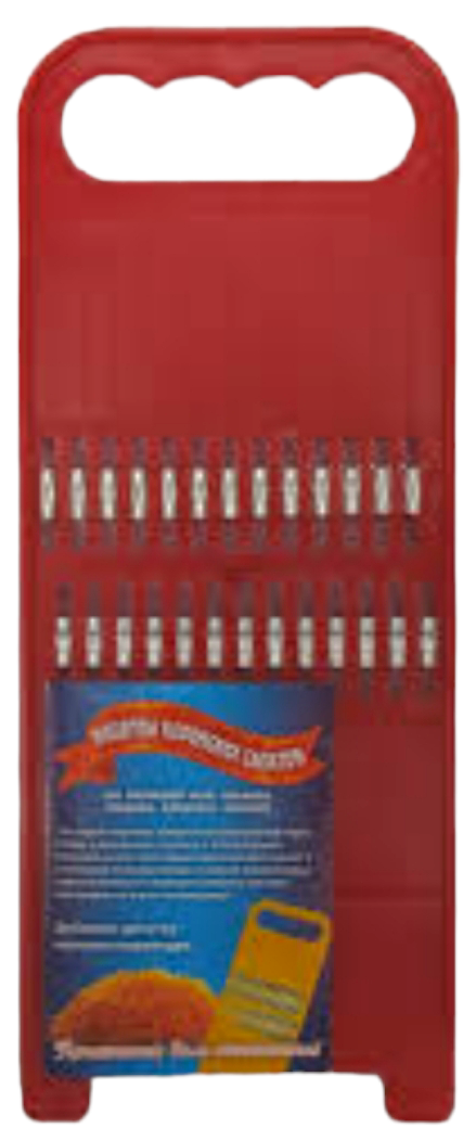 Red Plastic Korean Carrot Grater