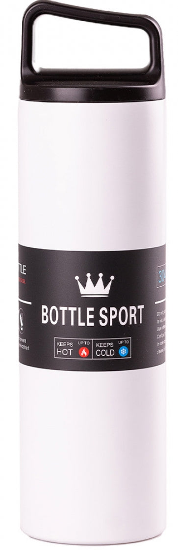 Bottle Sport 5009 White Thermos with Handle, 500 mL