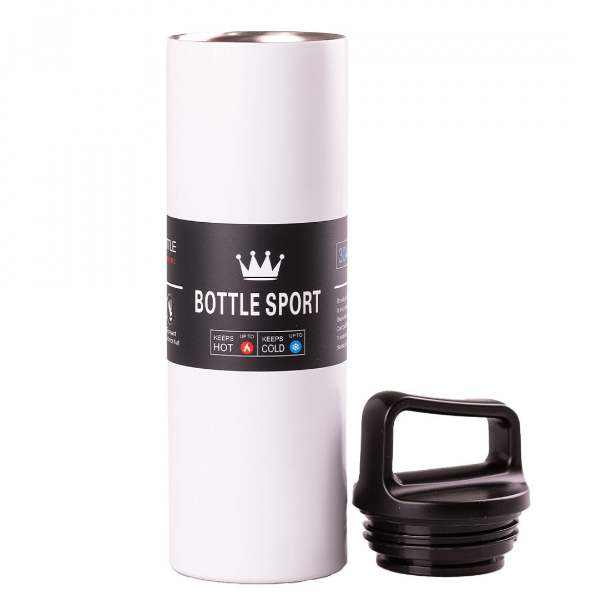 Bottle Sport 5009 White Thermos with Handle, 500 mL - Image 2