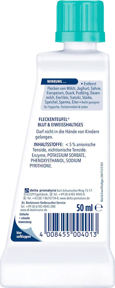 Dr. Beckmann Stain Devil Blood & Protein Stain Remover, 50 mL - Image 2