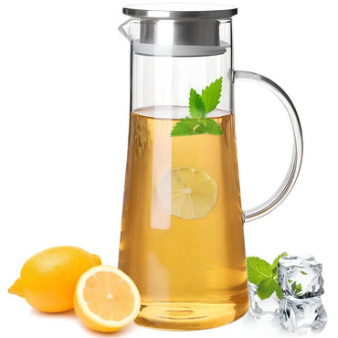 Kamille KM-9033 Carafe with Steel Stopper & Handle, 1.2 L - Image 2