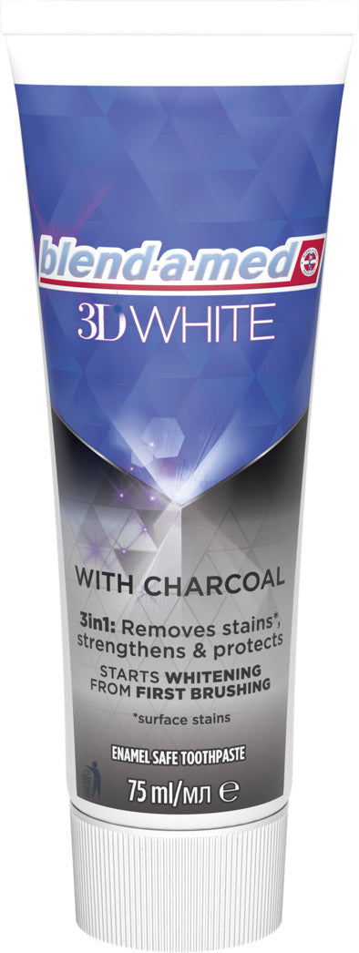Blend-a-med 3D White Luxe with Charcoal Toothpaste, 75 mL - Image 2