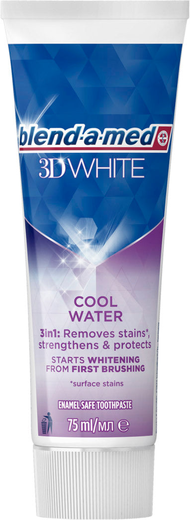 Blend-a-med 3D White Cool Water Toothpaste, 75 mL - Image 2