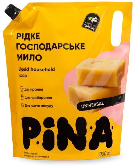 Pina Liquid Laundry Soap Doypack, 1 L